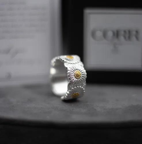 Nhẫn Bạc S925 Right At First Sight  - Cúc Hoa Tuyết