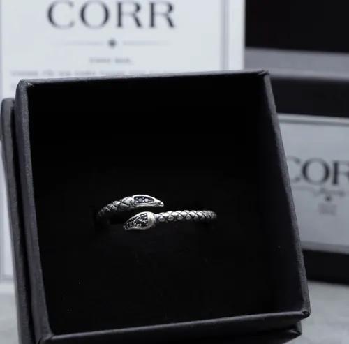 Nhẫn Bạc S925 Right At First Sight - Rắn Đá Đen